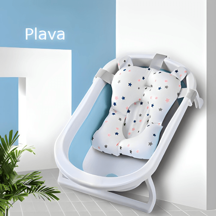 Mini rasklopiva kada sa jastukom za kupanje beba